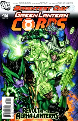 SH Brightest Day Green Lantern Corps Comic Issue 49 DC Comics Ingles