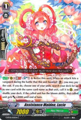 Assistance Maiden, Lucie - G-BT10: Raging Clash of the Blade Fangs (G-BT10) G-BT10: Raging Clash of the Blade Fangs