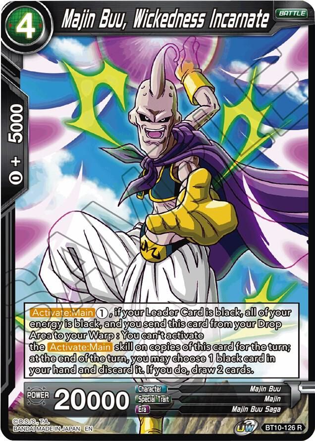 Majin Buu, Wickedness Incarnate - Rise of the Unison Warrior (DBS-B10) Rise of the Unison Warrior