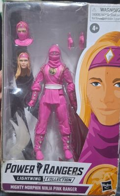 SH10 Pink Ranger Figura Power Rangers Figura Lightning Collection
