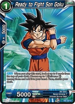 Ready to Fight Son Goku - Tournament of Power (DBS-TB01) Tournament of Power