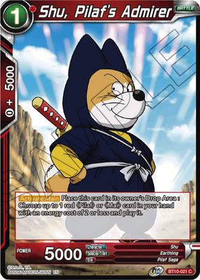 Shu, Pilaf&#39;s Admirer - Rise of the Unison Warrior (DBS-B10) Rise of the Unison Warrior