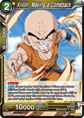 Krillin, Making a Comeback - Vicious Rejuvenation (DBS-B12) Vicious Rejuvenation