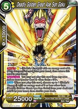 Deadly Golden Great Ape Son Goku - Colossal Warfare (DBS-B04) Colossal Warfare