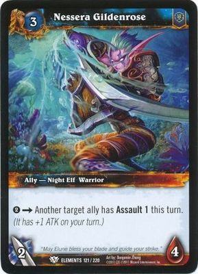 Nessera Gildenrose - 121/220 - Common WoW: War of Elements