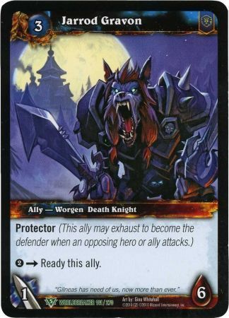 Jarrod Gravon - 141/270 - Uncommon WoW: Worldbreaker