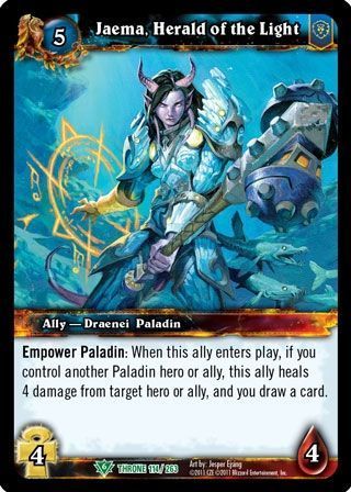 Jaema, Herald of the Light - 114/263 - Uncommon WoW: Throne of the Tides