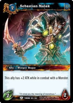 Sebastian Malak - 125/263 - Common WoW: Throne of the Tides