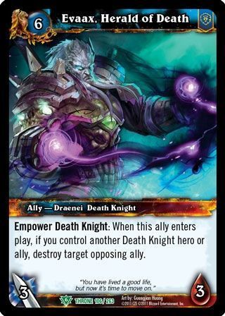 Evaax, Herald of Death - 106/263 - Uncommon WoW: Throne of the Tides