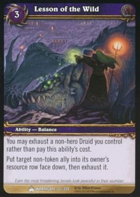 Lesson of the Wild - 33/220 - Common WoW: Wrathgate