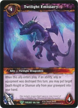 Twilight Emissary - 163/220 - Uncommon WoW: Twilight of the Dragons