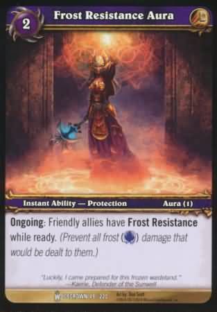 Frost Resistance Aura - 49/220 - Common WoW: Icecrown