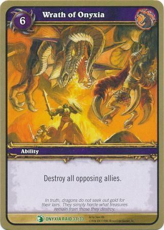 Wrath of Onyxia - Onyxia Raid 33/33 - Uncommon WoW: Onyxia&#39;s Lair Raid Deck Singles
