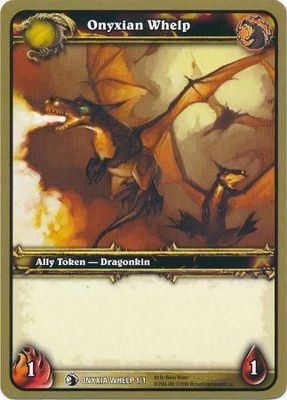 Onyxian Whelp - Onyxia Whelp 1/1 - Common WoW: Onyxia&#39;s Lair Raid Deck Singles