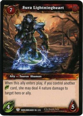 Sura Lightningheart - 191/270 - Common WoW: Worldbreaker