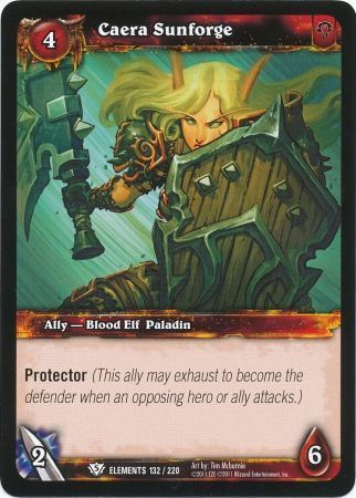 Caera Sunforge - 132/220 - Common WoW: War of Elements