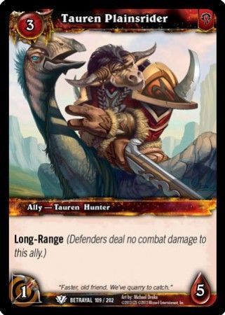 Tauren Plainsrider - 109/202 - Common WoW: Betrayal of the Guardian