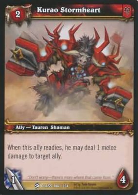 Kurao Stormheart - 186/234 - Common WoW: Class Starter Decks 2010