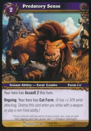 Predatory Sense - 29/220 - Common WoW: Icecrown