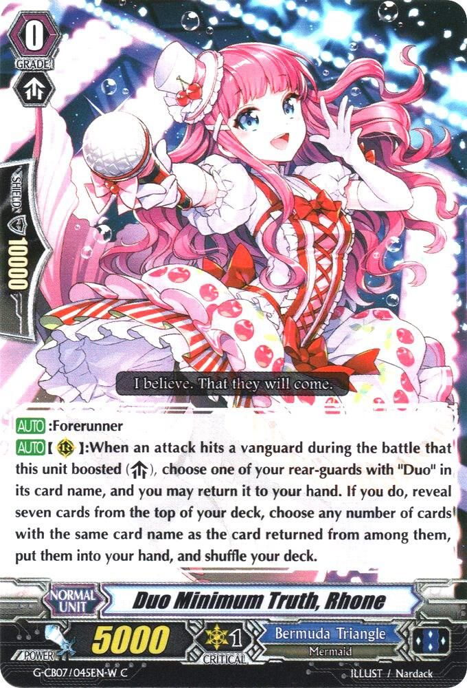 Duo Minimum Truth, Rhone (White) - G-CB07: Divas&#39; Festa (G-CB07) G-CB07: Divas&#39; Festa
