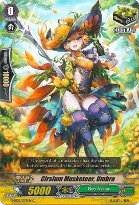 Cirsium Musketeer, Umbra - G-EB02: The AWAKENING ZOO (G-EB02) G-EB02: The AWAKENING ZOO