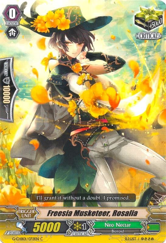 Freesia Musketeer, Rosalia - G-CHB01: TRY3 NEXT (G-CHB01)