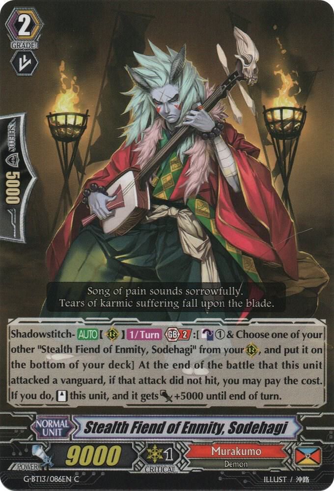 Stealth Fiend of Enmity, Sodehagi - G-BT13: Ultimate Stride (G-BT13) G-BT13: Ultimate Stride