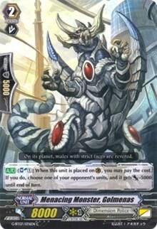 Menacing Monster, Golmenas - G-BT07: Glorious Bravery of Radiant Sword (G-BT07) G-BT07: Glorious Bravery of Radiant Sword
