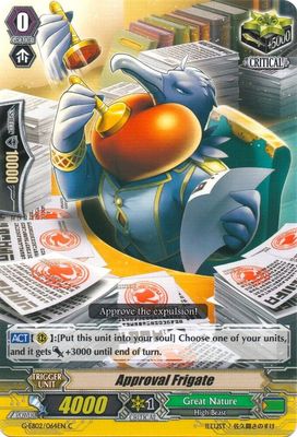Approval Frigate - G-EB02: The AWAKENING ZOO (G-EB02) G-EB02: The AWAKENING ZOO