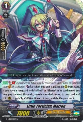 Little Tactician, Marron - G-Legend Deck Vol.3: The Blaster (G-LD03) G-Legend Deck Vol.3: The Blaster