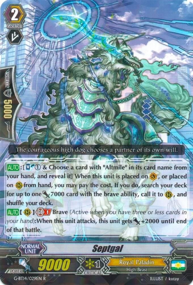 Septgal - G-BT14: Divine Dragon Apocrypha (G-BT14) G-BT14: Divine Dragon Apocrypha