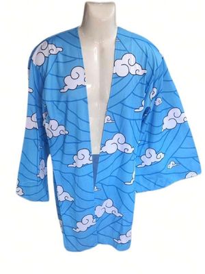 SH11 Kimoko Demon Slayer Tanjiro Kimono Talla L Cosplay Anime 