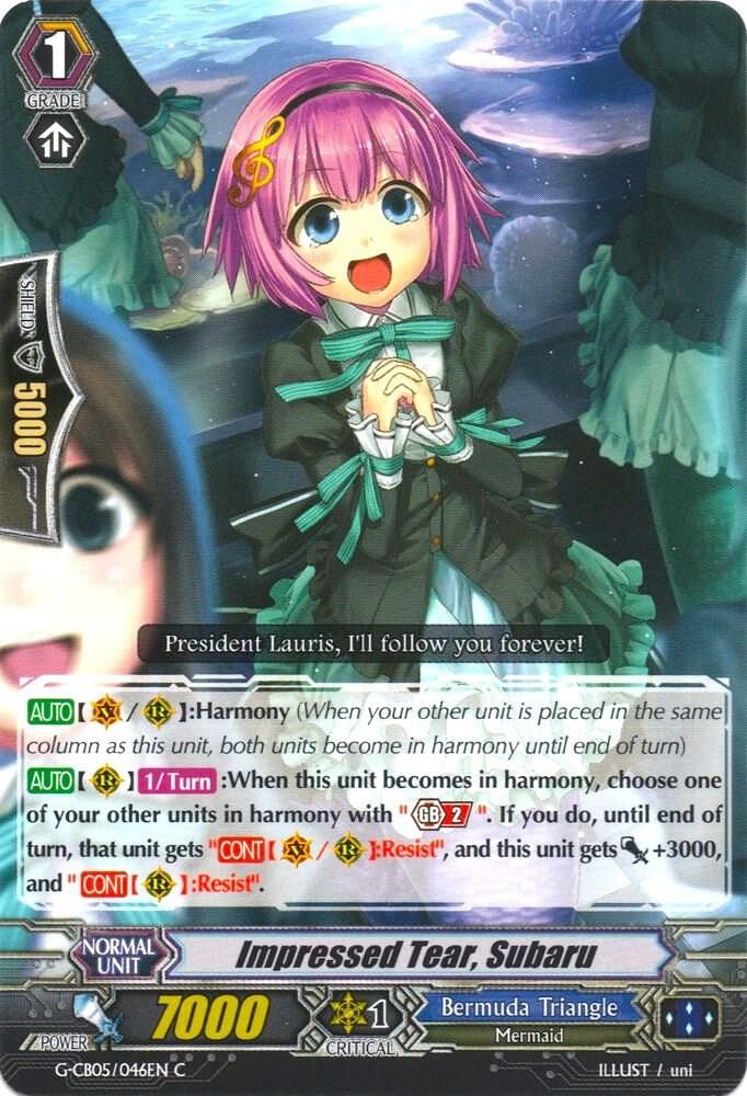 Impressed Tear, Subaru - G-CB05: Prismatic Divas (G-CB05) G-CB05: Prismatic Divas
