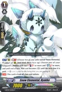 Snow Elemental, Hyakko - G-BT07: Glorious Bravery of Radiant Sword (G-BT07) G-BT07: Glorious Bravery of Radiant Sword