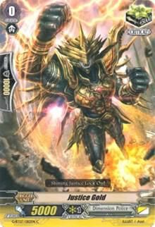 Justice Gold - G-BT07: Glorious Bravery of Radiant Sword (G-BT07) G-BT07: Glorious Bravery of Radiant Sword