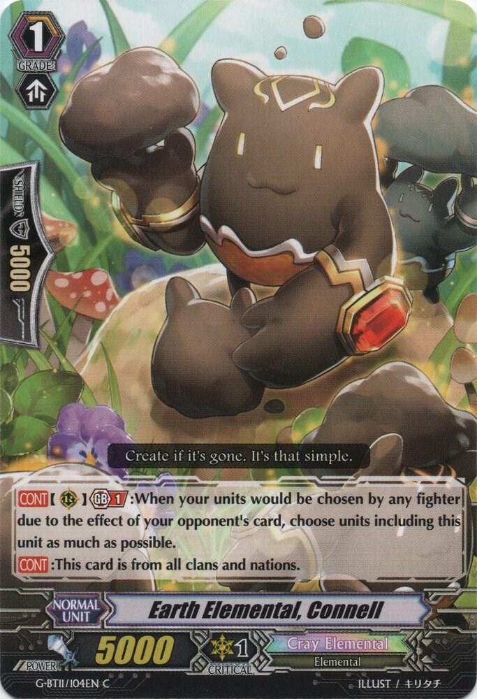Earth Elemental, Connell - G-BT11: Demonic Advent (G-BT11) G-BT11: Demonic Advent