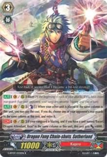 Dragon Fang Chain-shots, Sutherland - G-BT07: Glorious Bravery of Radiant Sword (G-BT07) G-BT07: Glorious Bravery of Radiant Sword