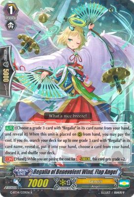 Regalia of Benevolent Wind, Flap Angel - G-BT14: Divine Dragon Apocrypha (G-BT14) G-BT14: Divine Dragon Apocrypha