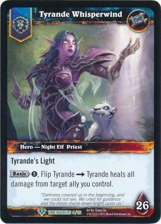Tyrande Whisperwind - Timewalkers 9/30 - Uncommon [2012] (GL Art) WoW: War of the Ancients