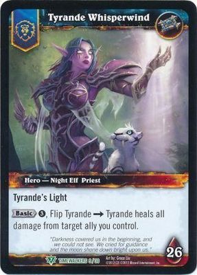 Tyrande Whisperwind - Timewalkers 9/30 - Uncommon [2012] (GL Art) WoW: War of the Ancients