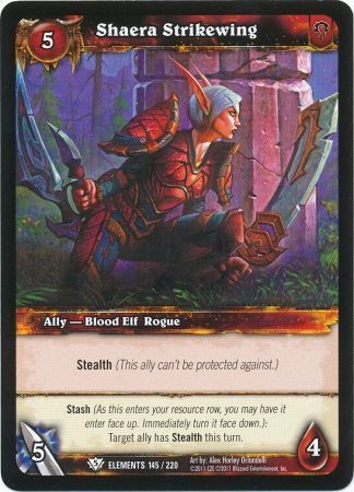 Shaera Strikewing - 145/220 - Common WoW: War of Elements