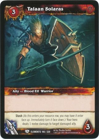 Talaan Solaras - 146/220 - Common WoW: War of Elements