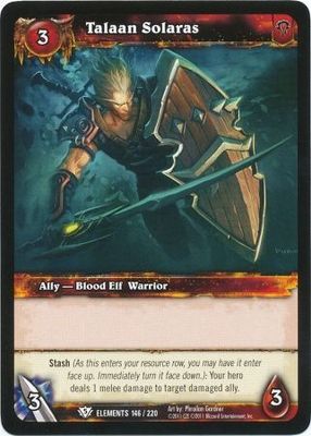 Talaan Solaras - 146/220 - Common WoW: War of Elements