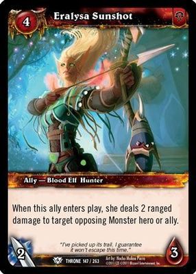 Eralysa Sunshot - 147/263 - Common WoW: Throne of the Tides