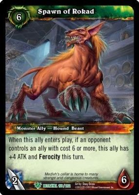 Spawn of Rokad - 159/202 - Uncommon WoW: Betrayal of the Guardian