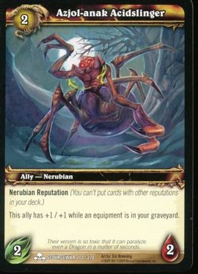 Azjol-anak Acidslinger - 201/270 - Common WoW: Scourgewar
