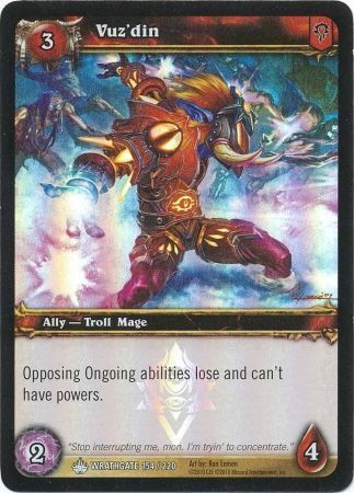Vuz&#39;din - Foil Promo - Wrathgate 154/220 World of Warcraft Promo Singles