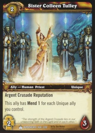 Sister Colleen Tulley - 164/220 - Common WoW: Wrathgate