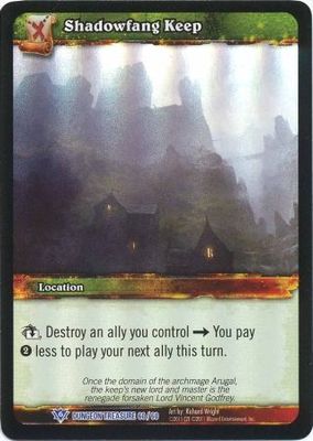 Shadowfang Keep - Dungeon Treasure 60/60 - Rare foild WoW: Dungeon Deck Treasure Pack Singles