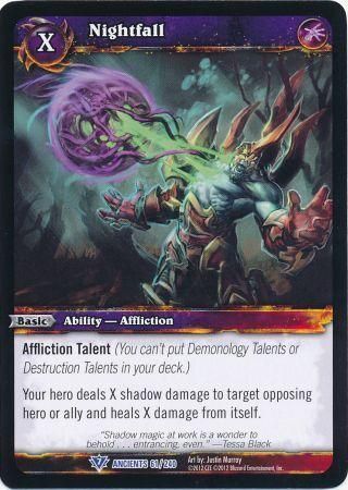 Nightfall - 61/240 - Rare WoW: War of the Ancients